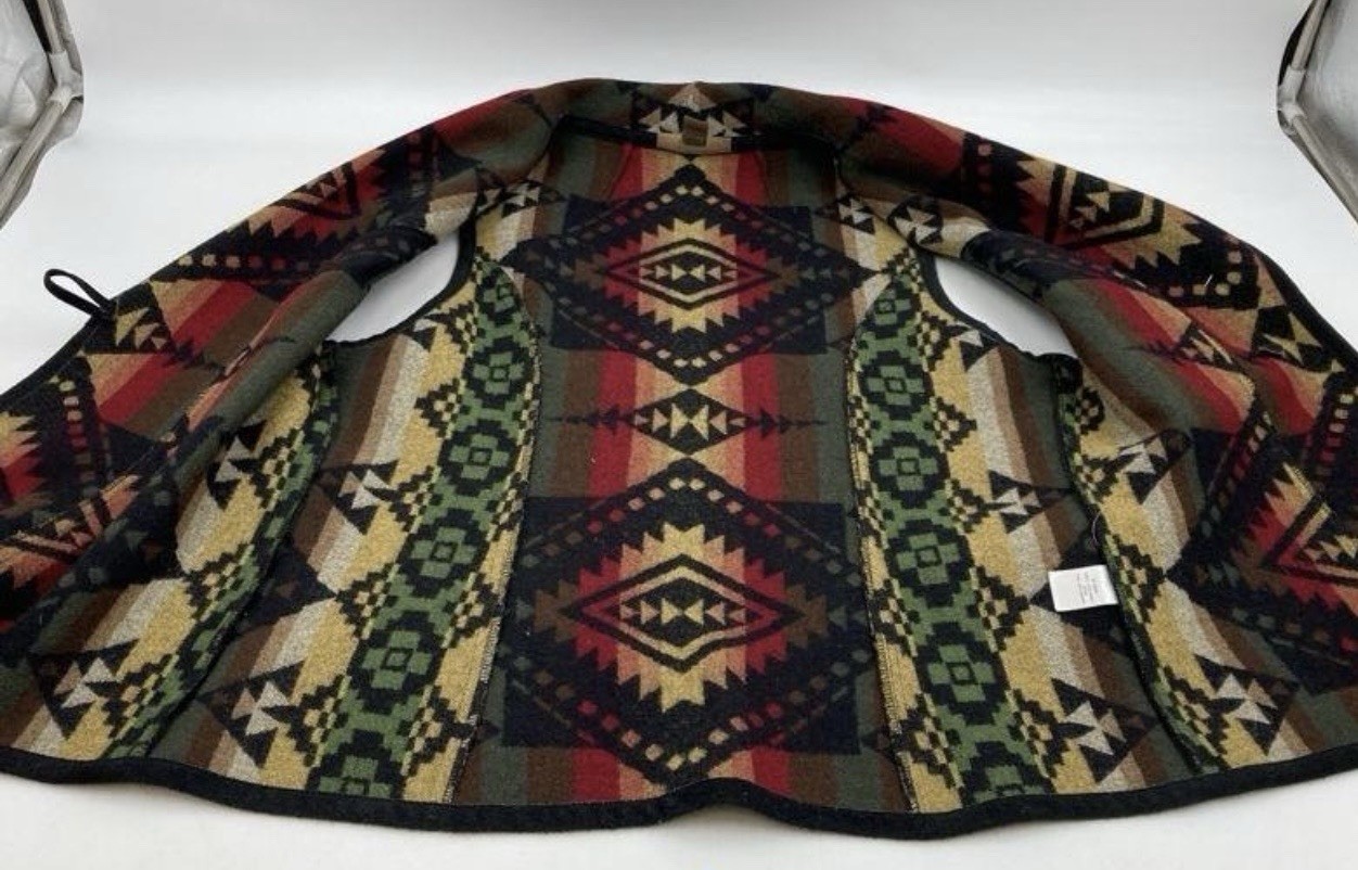 Pendleton Women’s Size Medium Virgin Wool With Le… - image 4