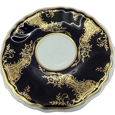 Weimar Kobalt Tasse Set Gold Echt Porzellan 