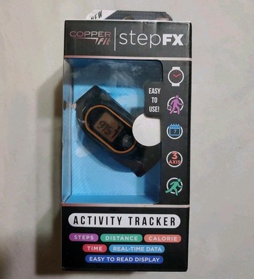 NEW SEALED Step FX Copper Fit Activity Tracker Easy To Read Display Steps