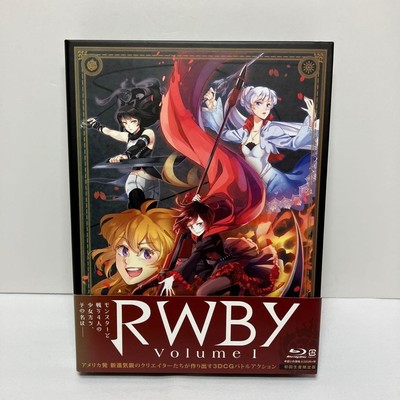 RWBY Volume 1 Blu-ray Set First Limited Edition with Bonus Booklet and Card Used