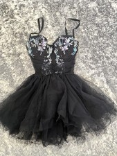 Victoria’s Secret Babydoll Princess Fairy embroidered corset tutu Sz 36D