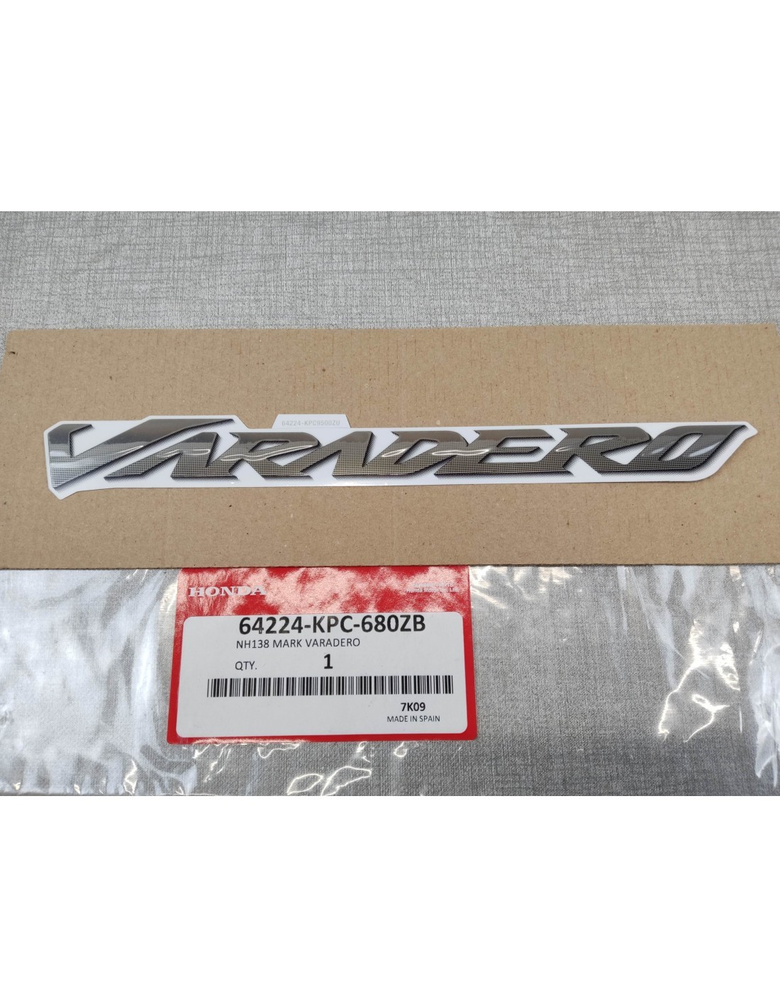 Sticker latéral type 2 MBX80 Honda pour remplacer un adhésif de flanc usé