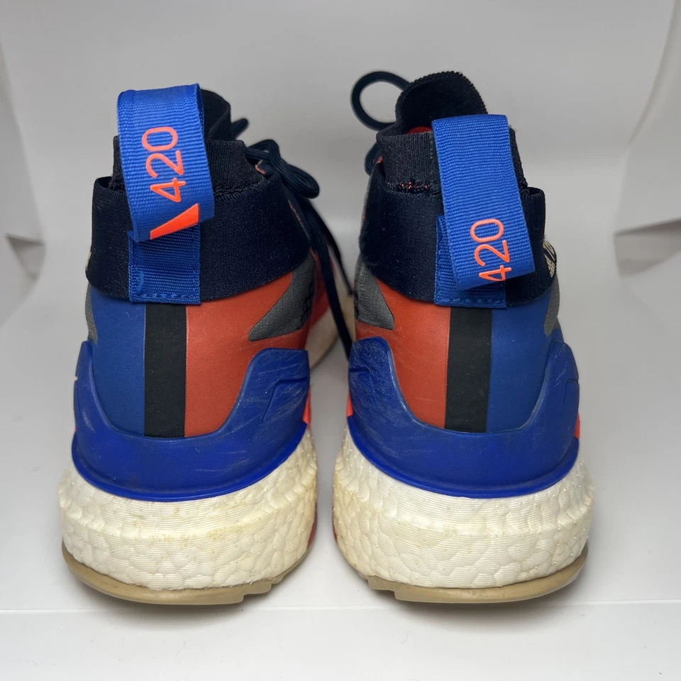 Мужские красные синие кроссовки Gore-tex Adidas Terrex 420 размер 10,5 Великобритания 10 ЕС 44 2/3 - Изображение 3 из 4