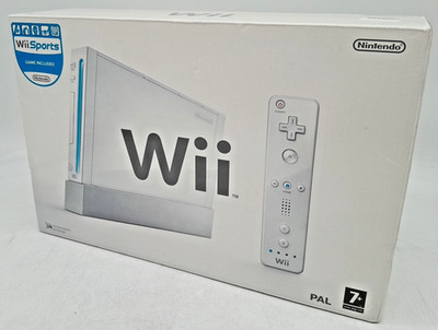 Nintendo Wii RVL S WFSP Original Spielekonsole,512MB Wii Sports dabei (UK)
