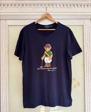 Polo Ralph Lauren Polo Bear Navy Polo Player Bear T-shirt Size L