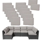 14 Pack Outdoor Cushion Covers for Patio Furniture Replacement Waterproof 27.6”