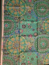 Millefiore-Jade~~Kaffe Fassett~~Jade Millefiore Circles   18" X 22"  FQ