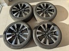 GENUINE SET 19 VOLVO V60 Multi spoke Alloy Black Diamond cut wheels 31680202