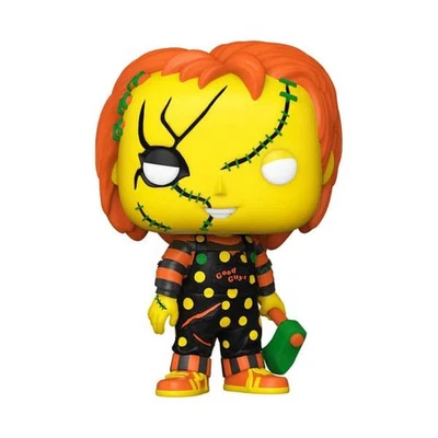 Un jeu d'enfant POP! Films Figurine Vinyle Vintage Halloween Chucky 9 Cm Funko - Photo 1/2
