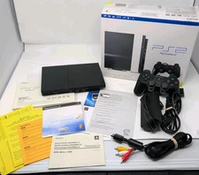CIB Sony PlayStation 2 PS2 Slim SCPH-75001 Console - Matching Serial - New Laser