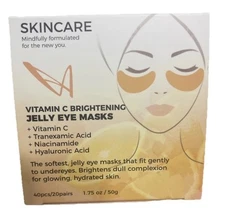LaSplash Cosmetics Vitamin C, Brightening  Jelly Eye Mask. 40 Pcs/ 20 Pairs
