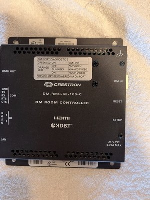 Crestron DM-RMC-4K-100-C DM Room Controller HDMI HDBaseT HDCP LAN Black