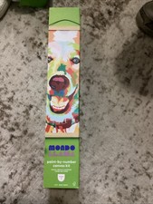 Mondo Llama Paint By Number Kit Dog Golden Retriever with 24 Acrylic Paints NEW