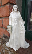 John Bromley 'Coalport Queen Mother 70th Wedding Anniversary figurine