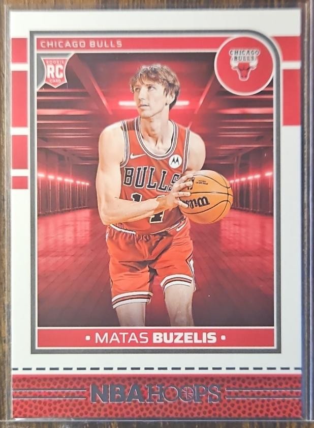 2024-25 Panini Basketball Hoops Matas Buzelis #241 RC Chicago Bulls