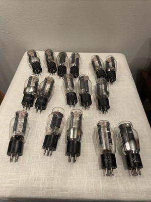 Lot of 16 5z3 Vacuum Tubes Untested RCA Sylvania Zenith