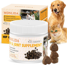 Hip & Joint Health Supplement for Dogs and Cats（150 Chews）,Contains Glucosamine,