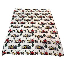 Peanuts Christmas Throw Blanket Snoopy Charlie Brown Berkshire 53x68 Soft