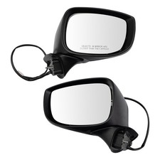 TRQ Mirror Set Manual Folding Driver Passenger Side MA1320195 MA1320249 MA1...