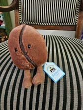 Jellycat Amuseables Coffee Bean   Authentic, Brand New Nwt Plush
