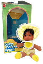 Mattel African American BABY BONNET BEANS Beanie 8” Doll w Box NOS Vintage 1980