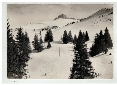 74 THOLLON #13218 PRES EVIAN CHAMPS DE SKI NR. 402 PISTEN SKIFAHRER RESORT