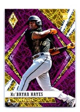 Ke'Bryan Hayes 2021 Panini Phoenix Purple Velocity #18 Pirates Rookie