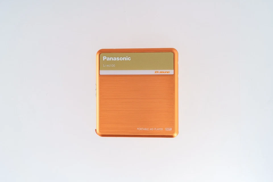 Panasonic SJ-MJ100 Orange MD Player MAIN UNIT  [PLAYS / DEMO] - Image 2 of 4