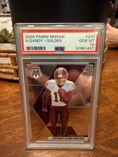 2020 Panini Mosaic Antonio Gandy-Golden Rookie Card PSA 10 Gem Mint #240 RC. rookie card picture