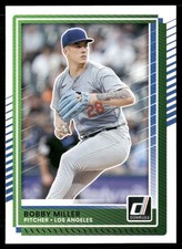 Bobby Miller 2025 Donruss Los Angeles Dodgers #180