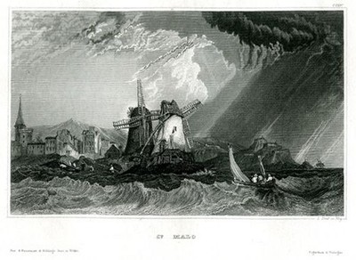 St. Malo - Stahlstich