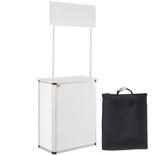 VEVOR Messetheke Promotionstand Messestand 785x380x1815mm Werbetheke Messetresen
