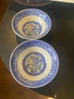 2 Homer Laughlin Blue Willow  2 Dessert, Berry Sauce Bowls . 5.25” — photo 8