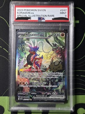 2023 Pokémon Scarlet & Violet Koraidon EX 247/198 SVI EN SIR MINT HOLO PSA 9