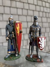 Veronese Myths  Legends Pewter Knights Figures Lot of 2 Lion Head Medieval