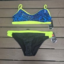 TYR Womens Odessy Trinityfit Top And Sandblast Workout Bikini Sz XL New