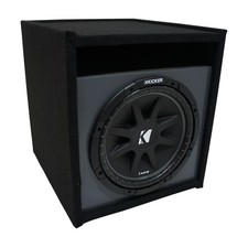 Universal Car Stereo Paintable Ported 15" Kicker Comp C15 Sub Box - Final 4 Ohm