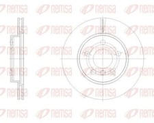 2x Bremsscheibe Vorderachse belüftet 62532.10 REMSA für BMW i3
