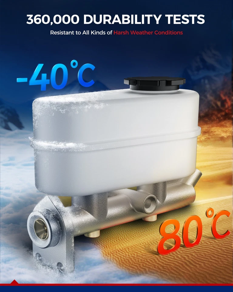 Brake Master Cylinder Fits 2001-2006 Ford Ranger 2003-2005 Ford Explorer M390398 - Image 2 of 4