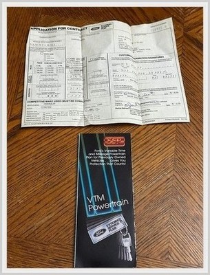 Ford ESP VTM Powertrain Warranty Application 1980 Chevy Citation Documents Auto