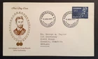 Denmark Stamps 1971 Georg Brandes Centenary first day cover