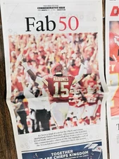 Kansas City Star, Fab 50 Commemorative Issue (Jan. 1, 2019) Mahomes All 50 TDs