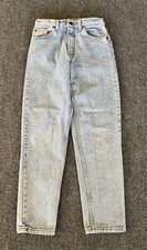 Levis VTG 90s Student 550 Blue Jeans Red Tab Tag 29x39 26x30 Measured