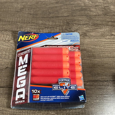 N-Strike NERF Dart Refill Bullets Elite MEGA for MEGA Distance Pack of 10