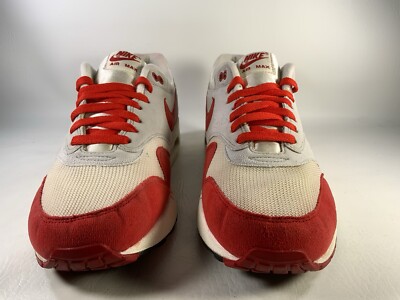 nike air max 1 white university red cool grey