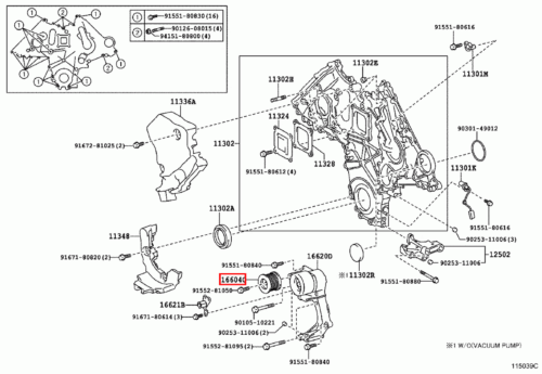 Genuine Toyota LandCruiser VDJ78 VDJ76 1VD 4.5 Diesel V8 Drive Belt Idler Pulley - Picture 7 of 8