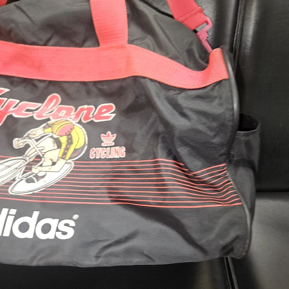 RARO De Colección Adidas Cyclone Flushin Ciclismo 948 Bolsa de Lona Gimnasio Equipaje Deportivo Foto 3 de 4