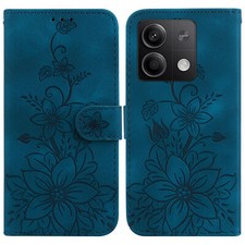 Funda de teléfono para Huawei Mate 20 30 Pro Honor 200 90 80 70 cuero PU flor lirio