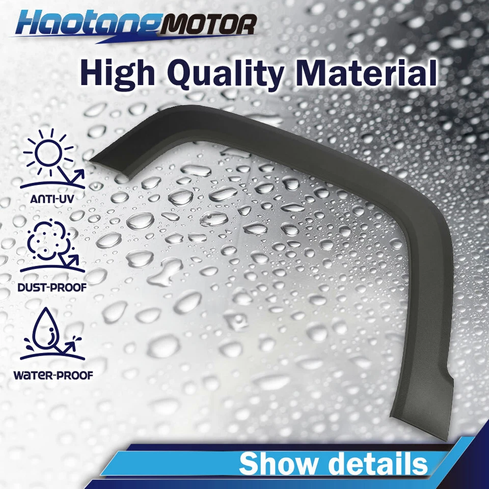 Carcasa de rueda moldura guardabarros llamaradas delanteras izquierda derecha lado apto para Jeep Renegade 15-21 Foto 4 de 4