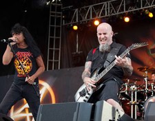Joey Belladonna and Scott Ian of Anthrax at the 2012 Rock On The R- Old Photo